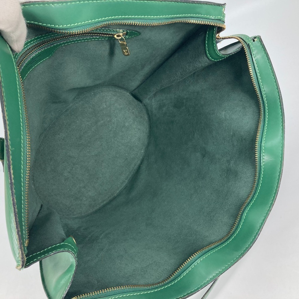 Louis Vuitton Bag Shopping Epi Jacques Saint Handbag Green Borneo Tote Shoulder - Picture 14 of 15